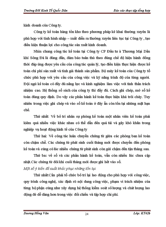 image for page Tổ chức bộ máy kế toán của Công Ty Cổ phần Đầu tư và Thương Mại Dầu khí Sông Đà