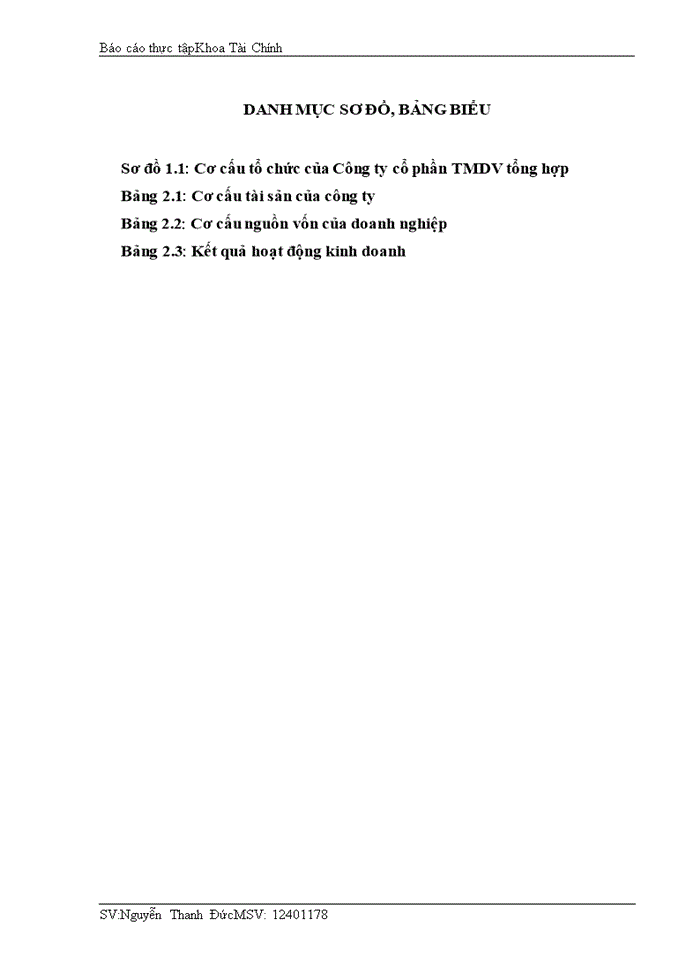 image for page Thực trạng tc & kqhđkd công ty cổ phần tmdv tổng hợp giai đoạn 2012-2014