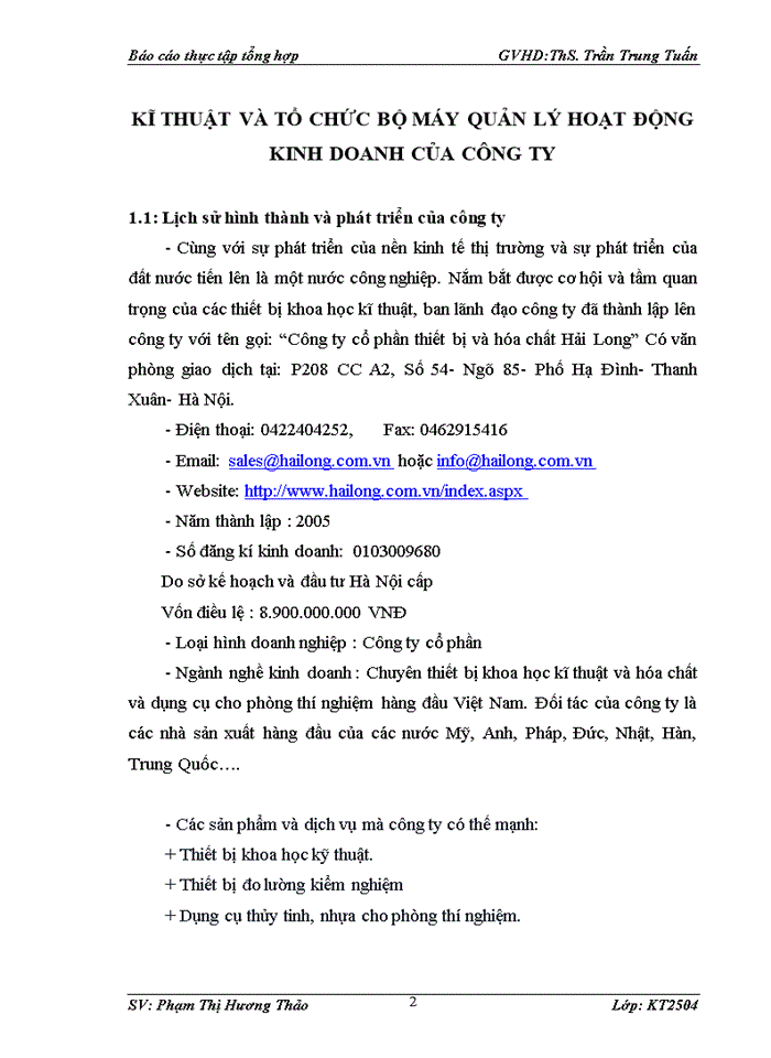 image for page Tổ chức bộ máy kế toán tại công ty