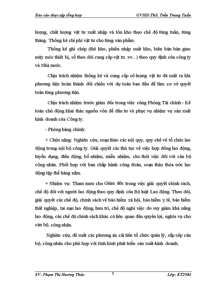 image for page Tổ chức bộ máy kế toán tại công ty