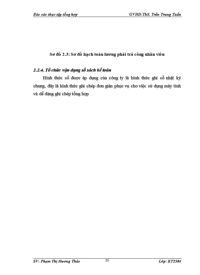 image for page Tổ chức bộ máy kế toán tại công ty