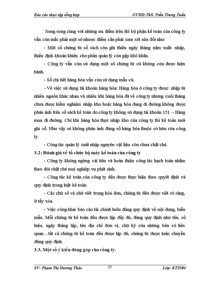 image for page Tổ chức bộ máy kế toán tại công ty