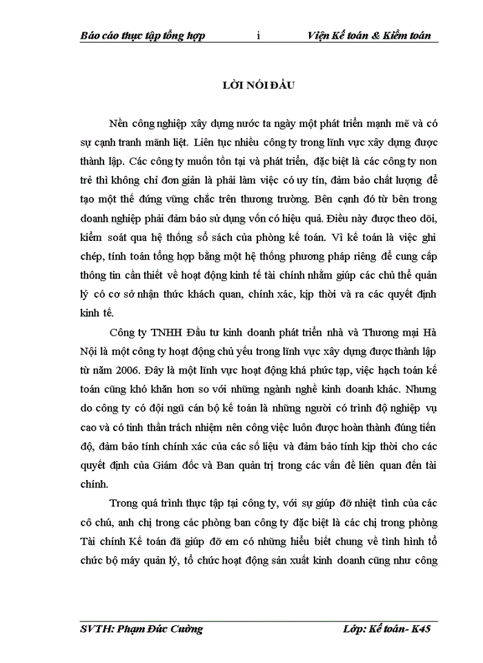 image for page Tổ chức bộ máy kế toán và hệ thống kế toán tại công ty tnhh đầu tư kinh doanh phát triển nhà và thương mại hà nội