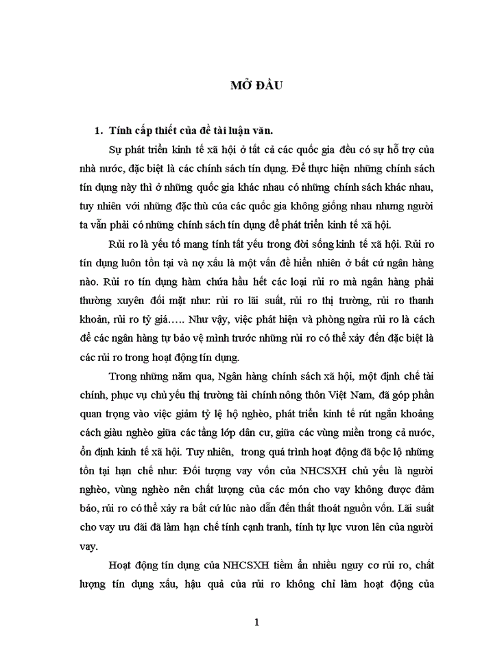 image for page Phòng ngừa và hạn chế rủi ro tín dụng tại ngân hàng chính sách xã hội huyện ý yên tỉnh nam định