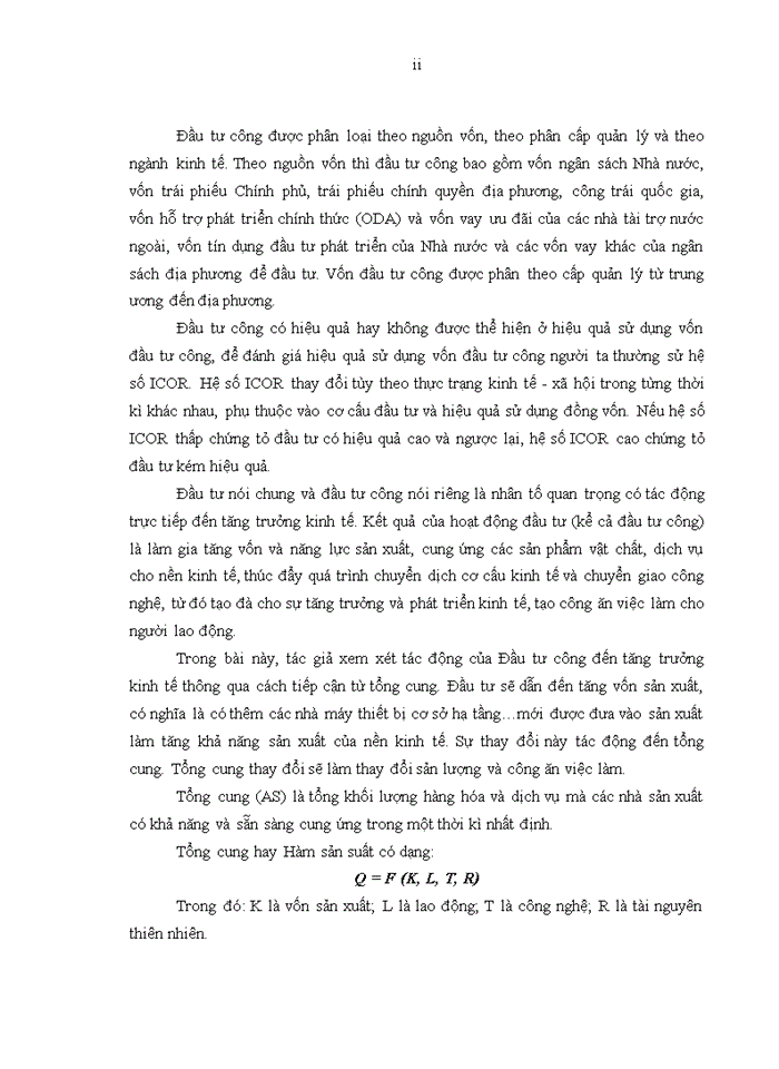 image for page Phân tích hiệu quả sử dụng vốn đầu tư công và tác động của đầu tư công đến tăng trưởng kinh tế việt nam