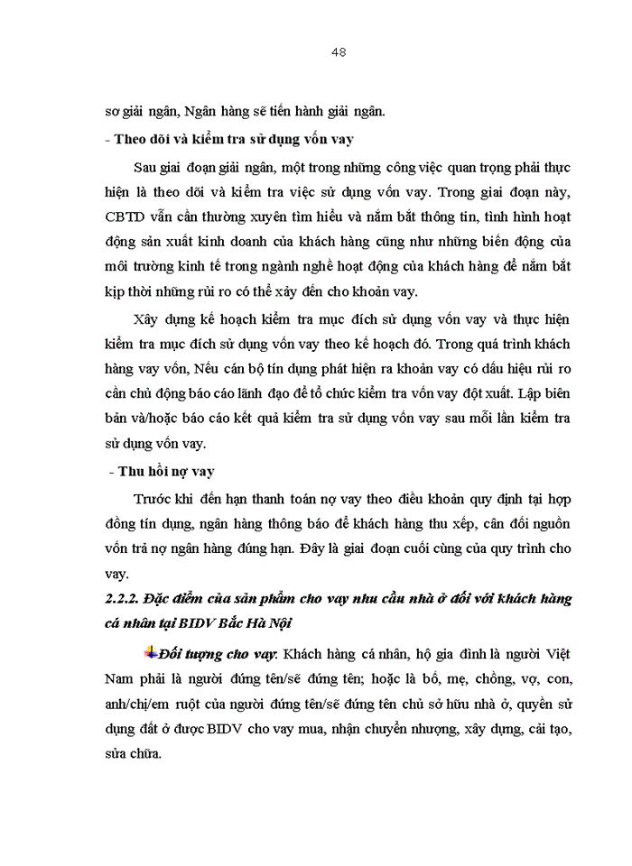 image for page Nâng cao chất lượng cho vay nhu cầu nhà ở đối với khách hàng cá nhân tại ngân hàng tmcp đầu tư và phát triển việt nam - chi nhánh bắc hà nội