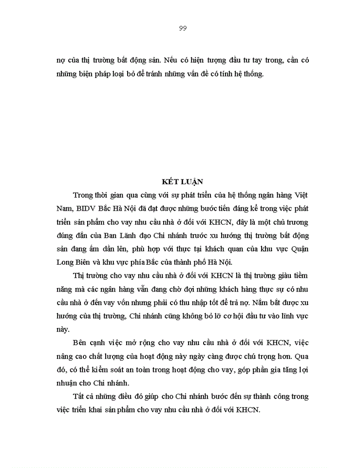 image for page Nâng cao chất lượng cho vay nhu cầu nhà ở đối với khách hàng cá nhân tại ngân hàng tmcp đầu tư và phát triển việt nam - chi nhánh bắc hà nội