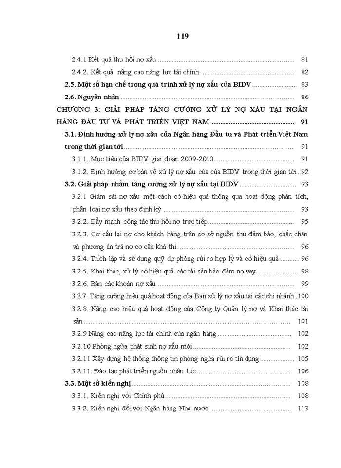 image for page Tăng cường xử lý nợ xấu tại Ngân hàng Đầu tư và Phát triển Việt Nam