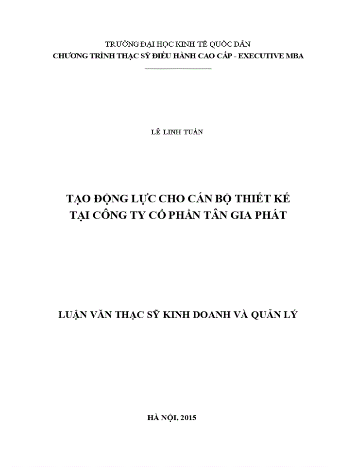 image for page Tạo động lực cho cán bộ thiết kế tại công ty cổ phần tân gia phát