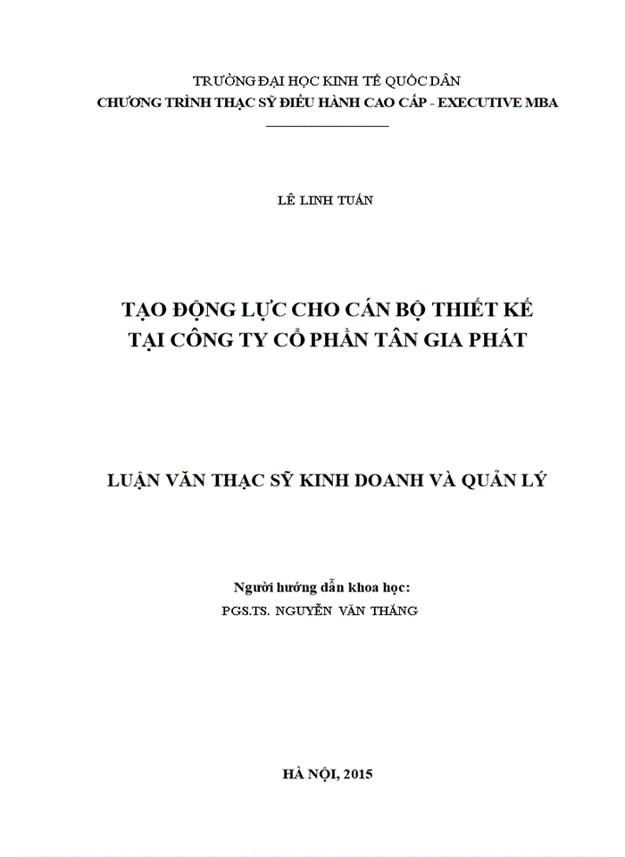 image for page Tạo động lực cho cán bộ thiết kế tại công ty cổ phần tân gia phát