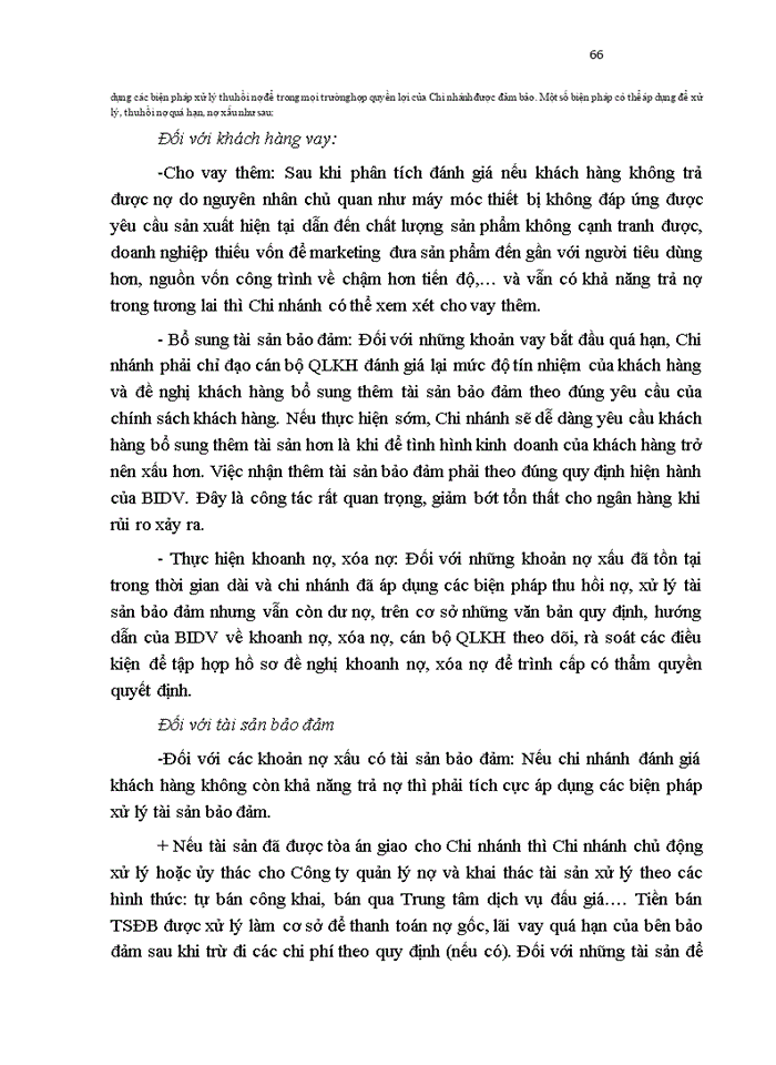 image for page Hoàn thiện công tác quản lý rủi ro tín dụng tại ngân hàng thương mại cổ phần đầu tư và phát triển VIỆT NAM - chi nhánh ĐÔNG ĐÔ