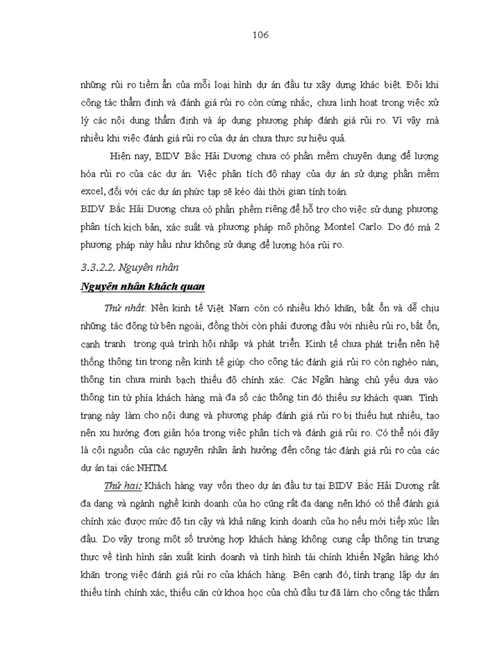 image for page Đánh giá rủi ro trong thẩm định dự án vay vốn đầu tư xây dựng tại ngân hàng tmcp đầu tư và phát triển việt nam chi nhánh bắc hải dương