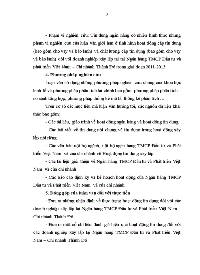 image for page Nâng cao chất lượng tín dụng đối với Doanh nghiệp xây lắp tại Ngân hàng TMCP Đầu tư và Phát triển Việt Nam – Chi nhánh Thành Đô