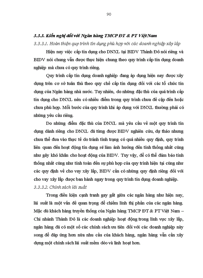 image for page Nâng cao chất lượng tín dụng đối với Doanh nghiệp xây lắp tại Ngân hàng TMCP Đầu tư và Phát triển Việt Nam – Chi nhánh Thành Đô