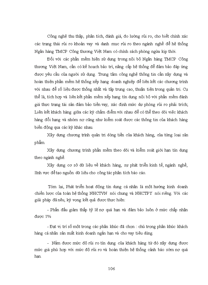 image for page Quản trị rủi ro tín dụng khách hàng cá nhân, hộ gia đình tại ngân hàng thương mại cổ phần công thương việt nam chi nhánh phúc yên