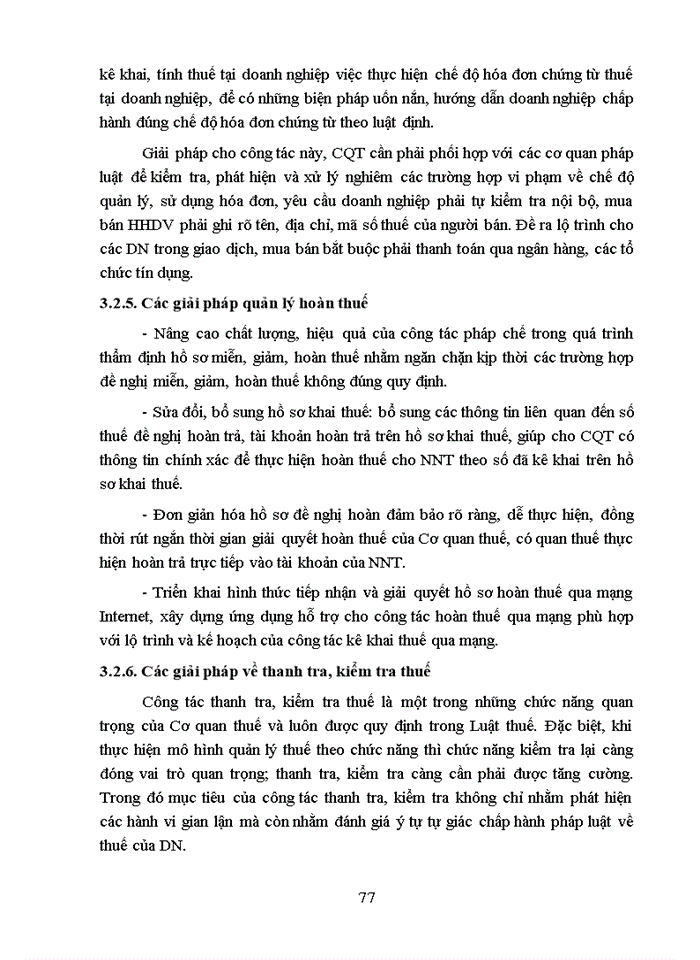 image for page Giải pháp tăng cường công tác quản lý thuế gtgt đối với các doanh nghiệp ngoài quốc doanh tại cục thuế tp. hà nội