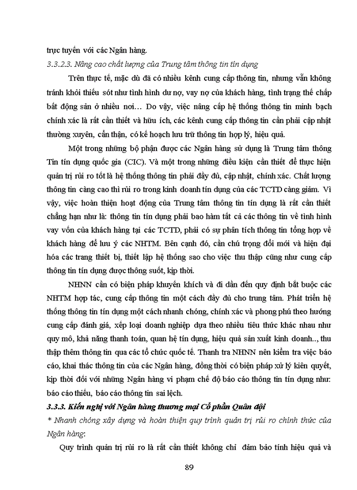 image for page Giải pháp nhằm nâng cao năng lực quản trị rủi ro trong cho vay doanh nghiệp nhỏ và vừa tại ngân hàng thương mại cổ phần quân đội