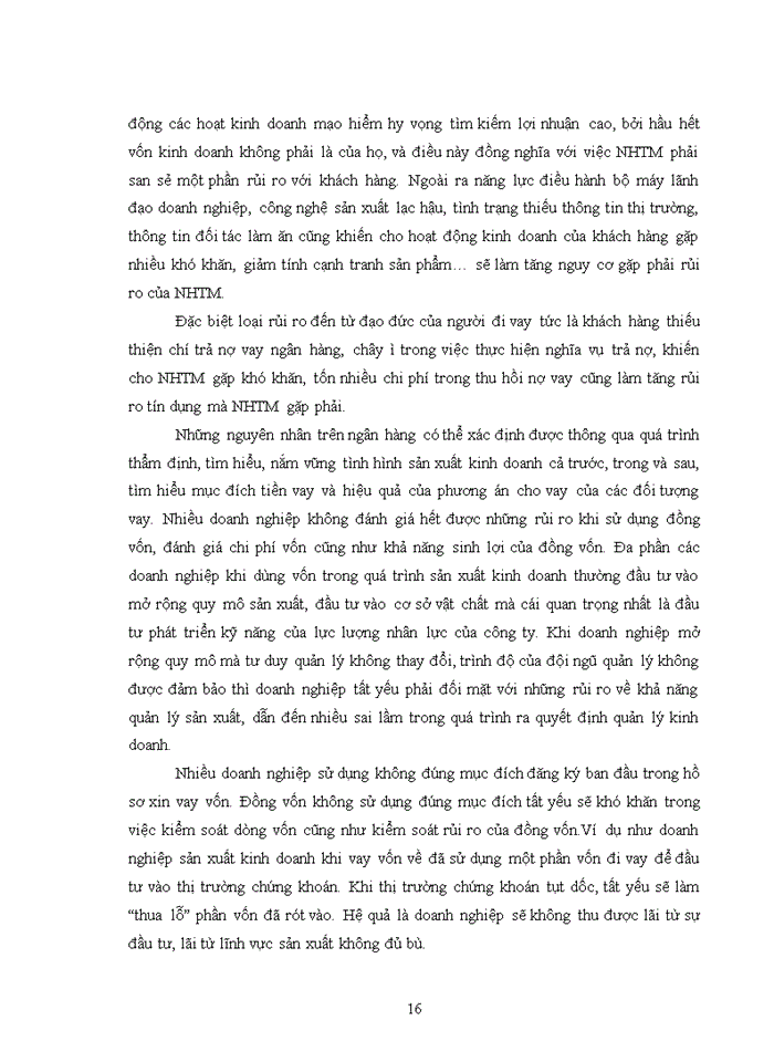 image for page Rủi ro tín dụng tại ngân hàng TMCP ngoại  thương việt nam chi nhánh vinh- thực trạng và giải pháp