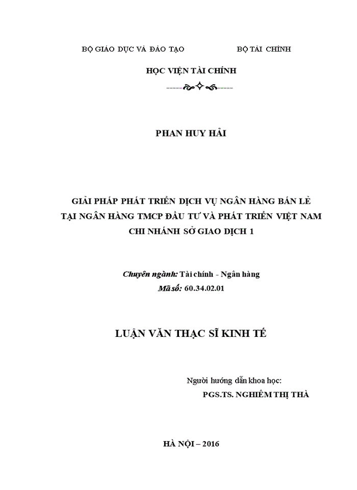 image for page Giải pháp phát triển dịch vụ ngân hàng bán lẻ tại ngân hàng tmcp đầu tư và phát triển việt nam chi nhánh sở giao dịch 1
