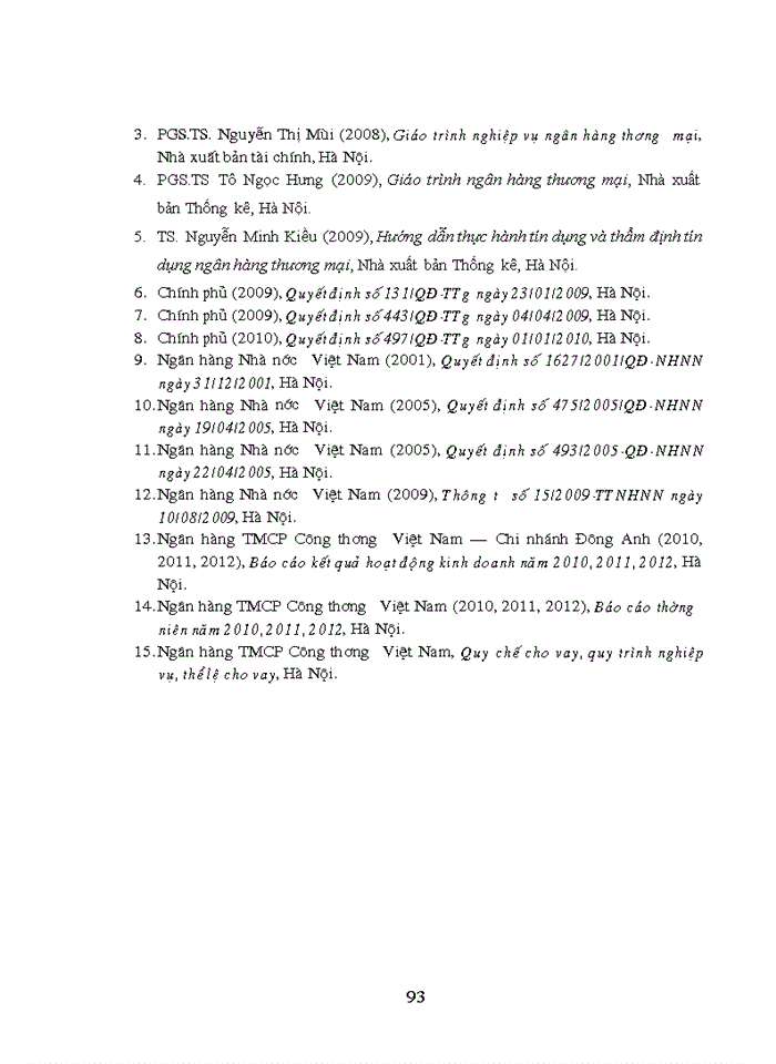 image for page Nâng cao chất lượng tín dụng trung và dài hạn tại ngân hàng thương mại cổ phần công thương việt nam - chi nhánh đông anh