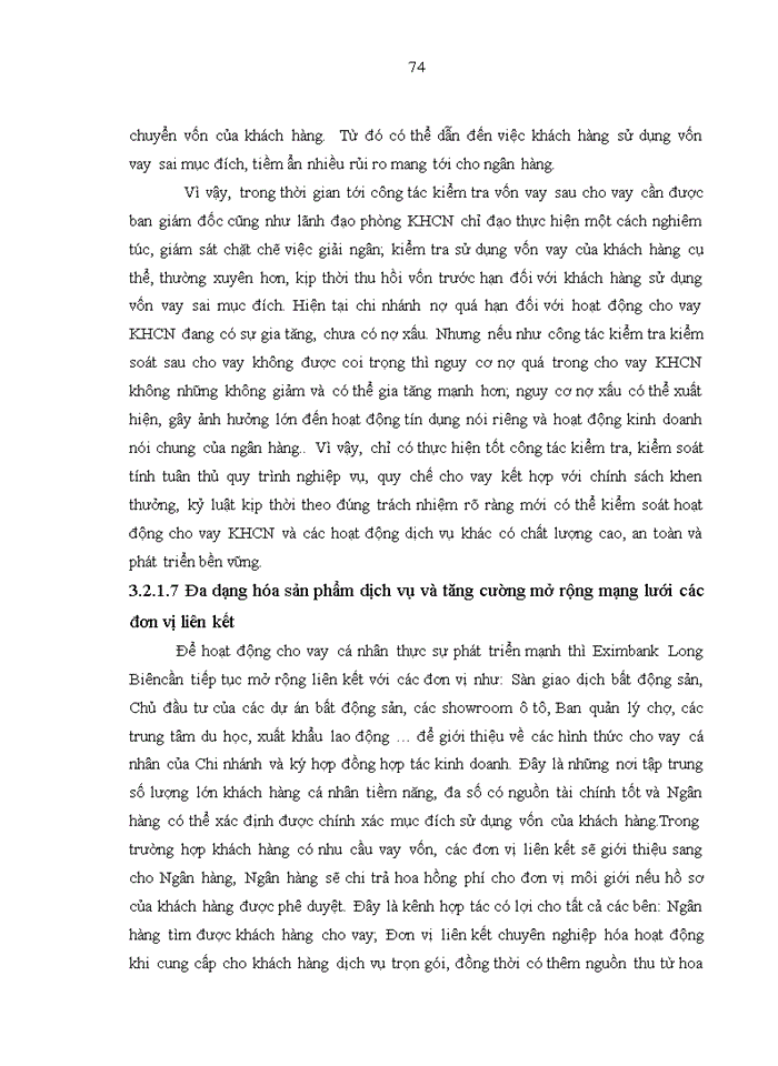 image for page Phát triển cho vay khách hàng cá nhân tại ngân hàng thương mại cổ phần xuất nhập khẩu việt nam chi nhánh long biên