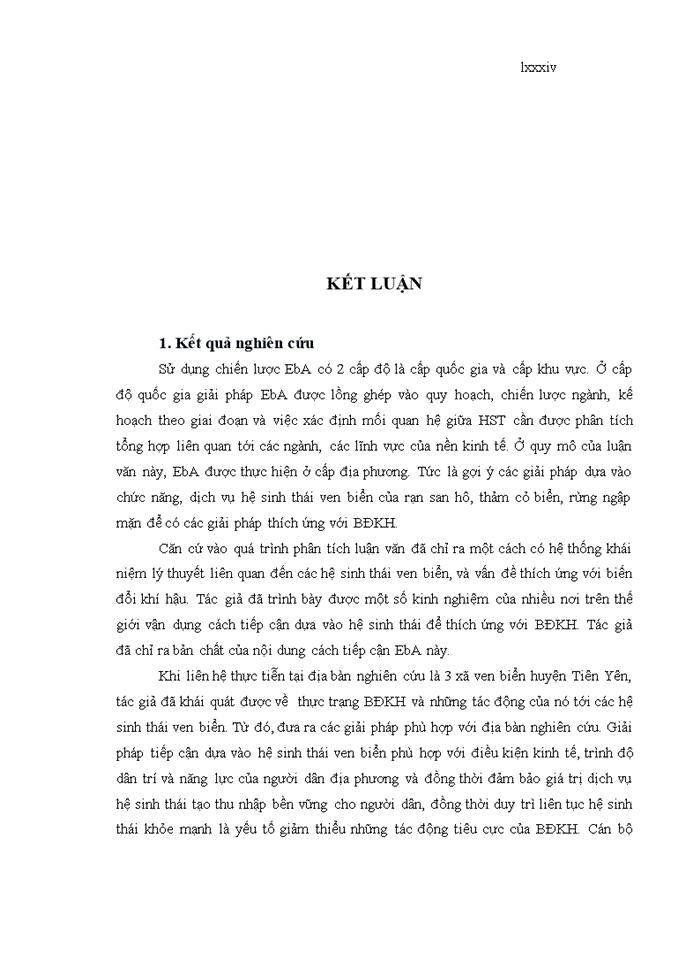 image for page Tiếp cận dựa vào hệ sinh thái ven biển nhằm thích ứng với biến đổi khí hậu tại huyện tiên yên, tỉnh quảng ninh