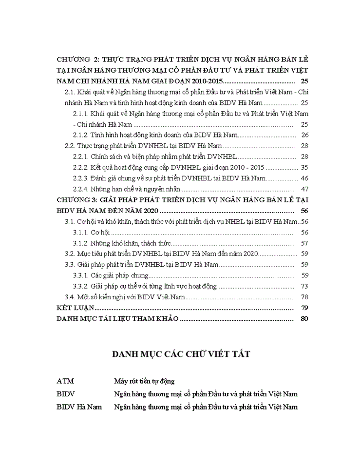 image for page Phát triển dịch vụ ngân hàng bán lẻ tại ngân hàng thương mại cổ phần đầu tư và phát triển việt nam – chi nhánh hà nam