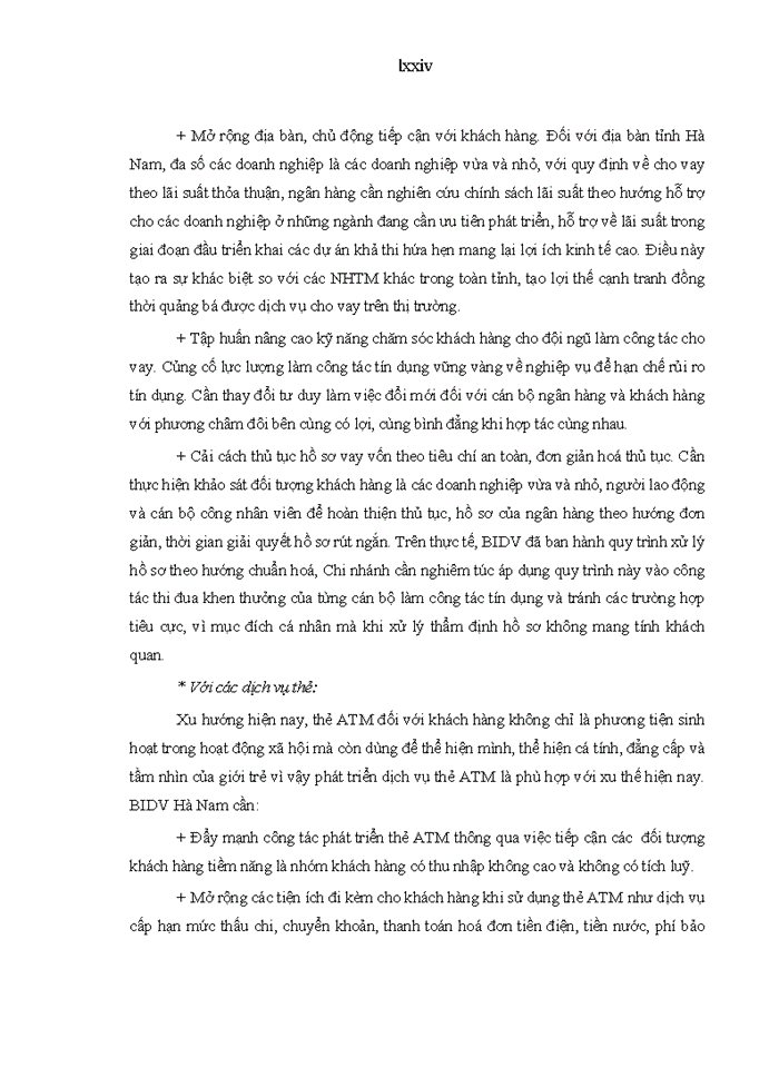 image for page Phát triển dịch vụ ngân hàng bán lẻ tại ngân hàng thương mại cổ phần đầu tư và phát triển việt nam – chi nhánh hà nam