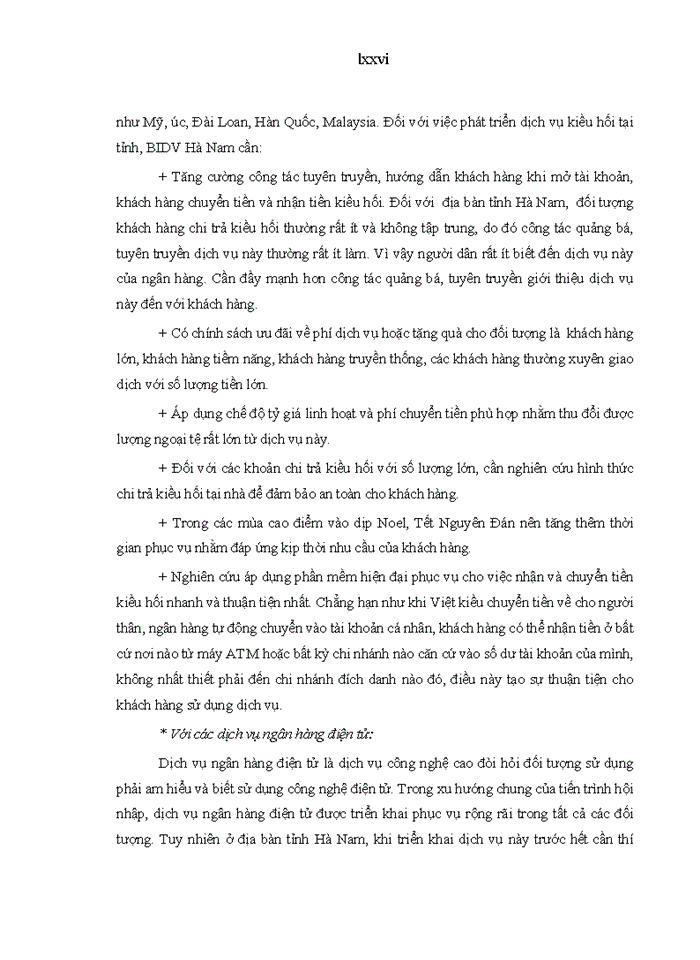 image for page Phát triển dịch vụ ngân hàng bán lẻ tại ngân hàng thương mại cổ phần đầu tư và phát triển việt nam – chi nhánh hà nam