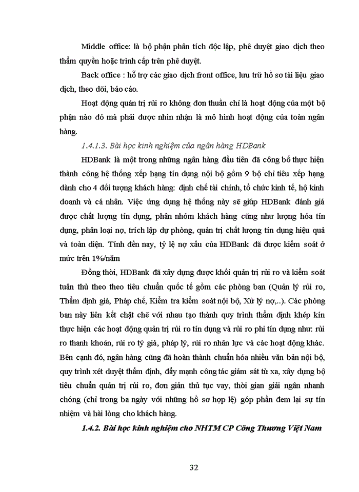 image for page Quản trị rủi ro tín dụng tại ngân hàng tmcp công thương việt nam - chi nhánh bỉm sơn thanh hóa