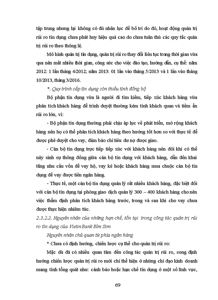 image for page Quản trị rủi ro tín dụng tại ngân hàng tmcp công thương việt nam - chi nhánh bỉm sơn thanh hóa