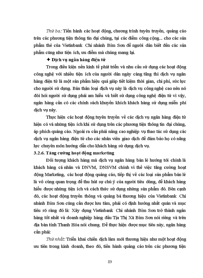 image for page Giải pháp nâng cao chất lượng dịch vụ ngân hàng bán lẻ tại ngân hàng thương mại cổ phần công thương việt nam - chi nhánh bỉm sơn