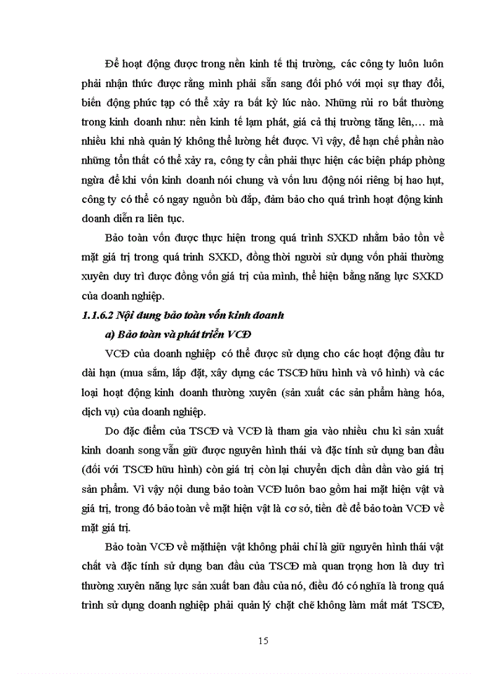 image for page Giải pháp nâng cao hiệu quả sử dụng vốn kinh doanh tại công ty cổ phần thành hưng