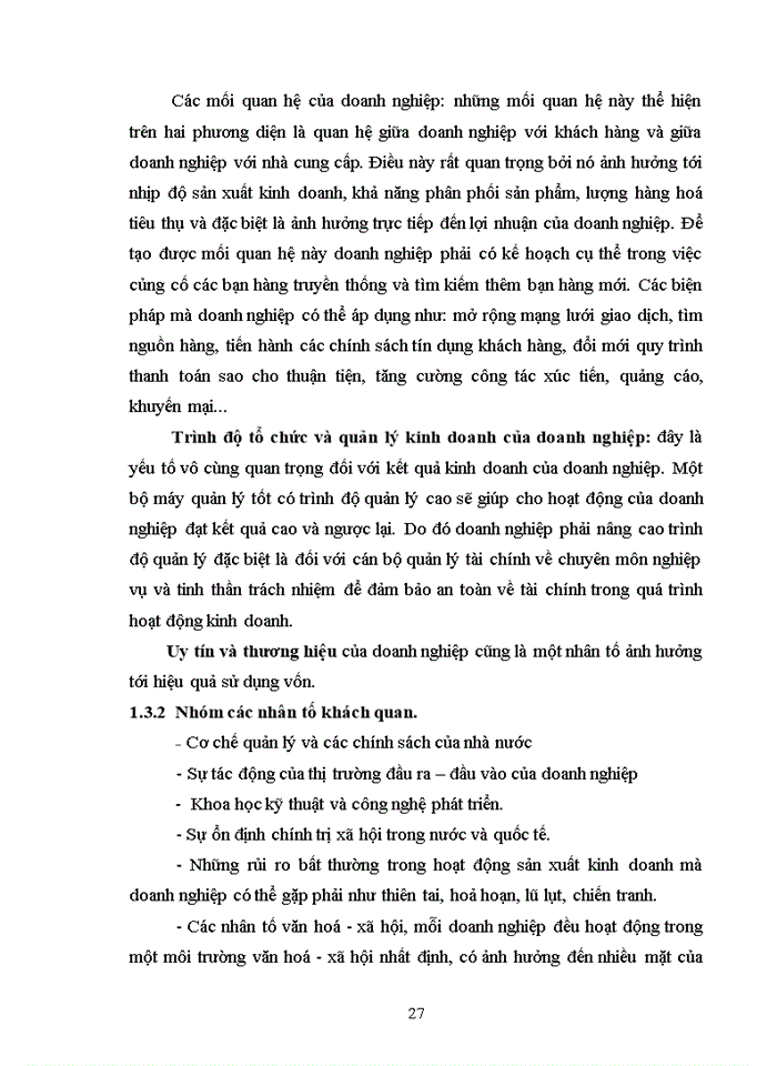image for page Giải pháp nâng cao hiệu quả sử dụng vốn kinh doanh tại công ty cổ phần thành hưng