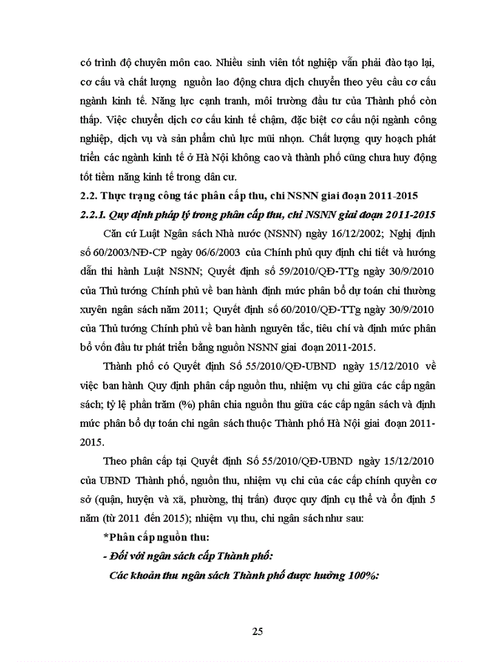 image for page Giải pháp hoàn thiện phân cấp thu, chi ngân sách nhà nước trên địa bàn thành phố hà nội