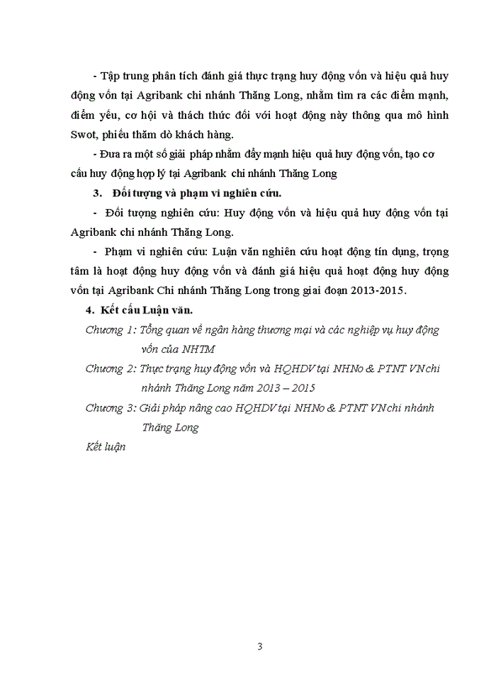 image for page Giải pháp nâng cao hiệu quả huy động vốn tại ngân hàng nông nghiệp và phát triển nông thôn việt nam - chi nhánh thăng long