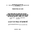 Hoàn thiện công tác kiểm soát chi đầu tư xây dựng cơ bản từ nguồn ngân sách nhà nước qua kho bạc nhà nước chương mỹ - hà nội