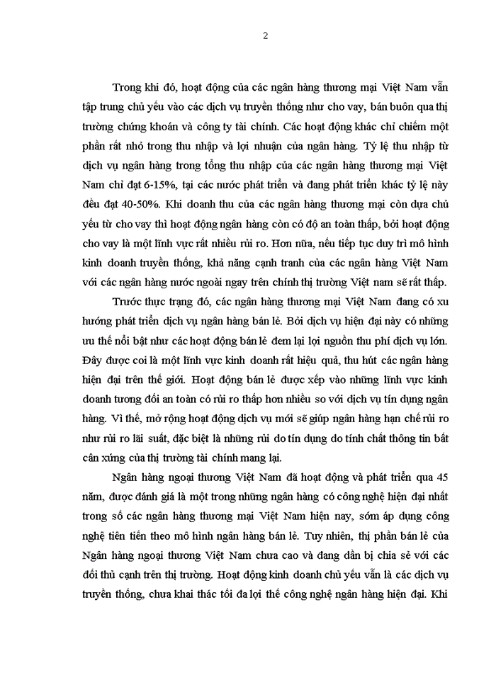 image for page Phát triển dịch vụ ngân hàng bán lẻ tại Ngân hàng Ngoại thương Việt Nam