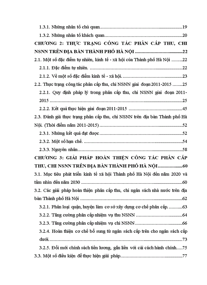 image for page Giải pháp hoàn thiện phân cấp thu, chi ngân sách nhà nước trên địa bàn thành phố HÀ NỘI