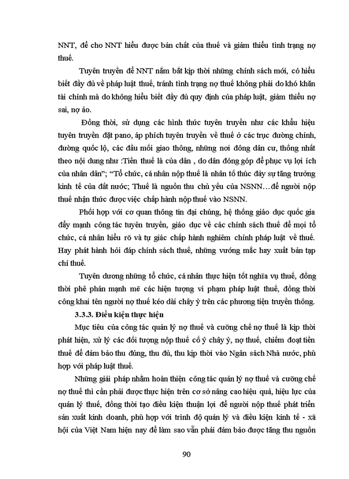 image for page Công tác quản lý nợ thuế và cưỡng chế nợ thuế tại chi cục thuế huyện quỳ hợp, tỉnh nghệ an. thực trạng và giải pháp