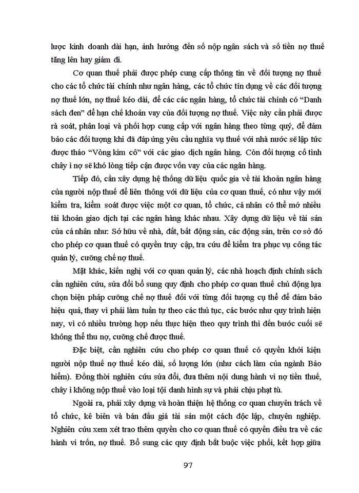 image for page Giải pháp hoàn thiện công tác quản lý nợ thuế và cưỡng chế nợ thuế tại  chi cục thuế quận hoàn kiếm, thành phố hà nội