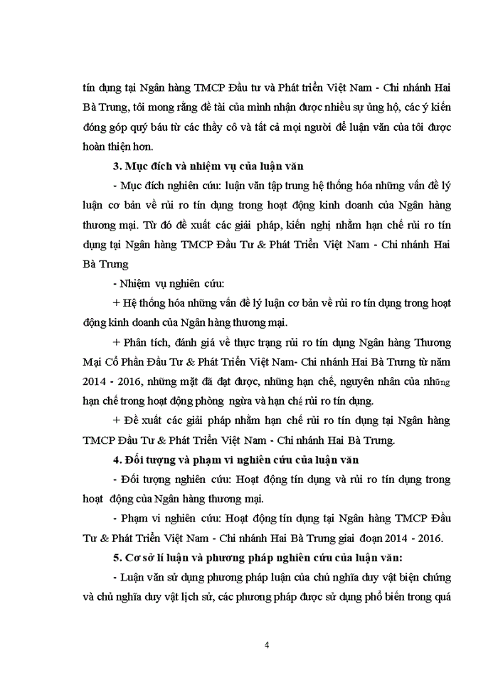 image for page Giải pháp phòng ngừa và hạn chế rủi ro tín dụng tại ngân hàng tmcp đầu tư và phát triển việt nam - chi nhánh hai bà trưng