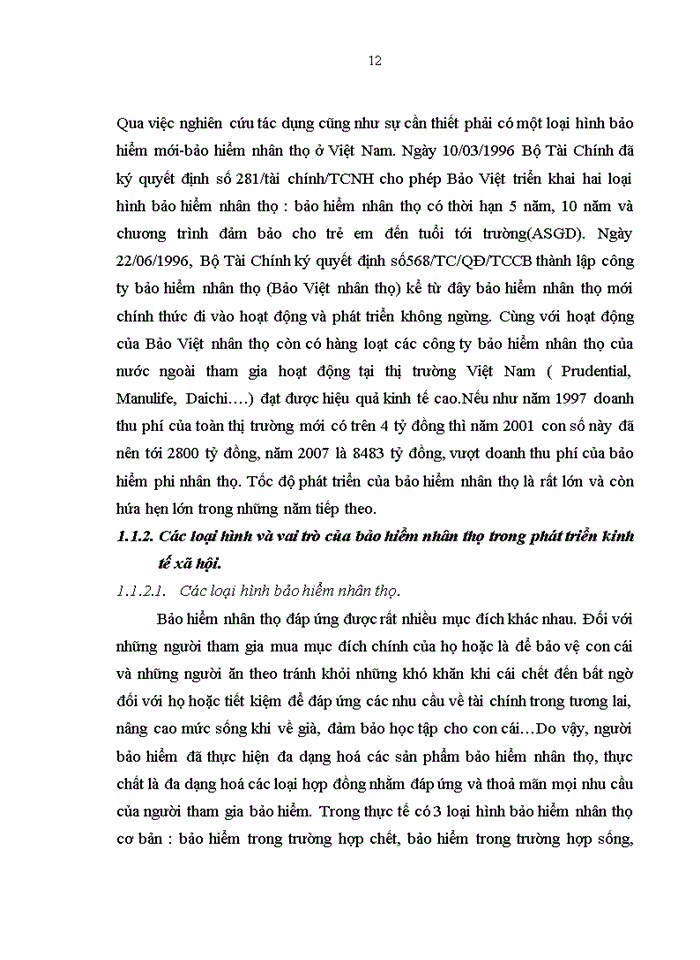 image for page Phát triển thị trường bảo hiểm nhân thọ ở Việt Nam trong điều kiện hội nhập kinh tế quốc t