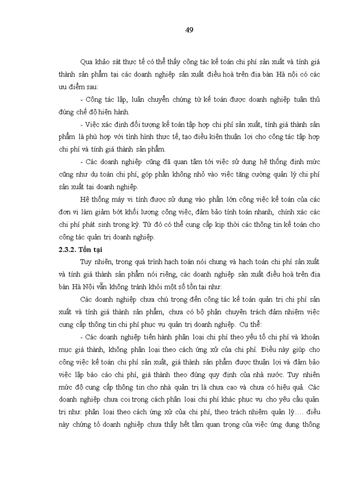 image for page Hoàn thiện kế toán quản trị chi phí, giá thành trong các doanh nghiệp sản xuất điều hoà trên địa bàn Hà Nội