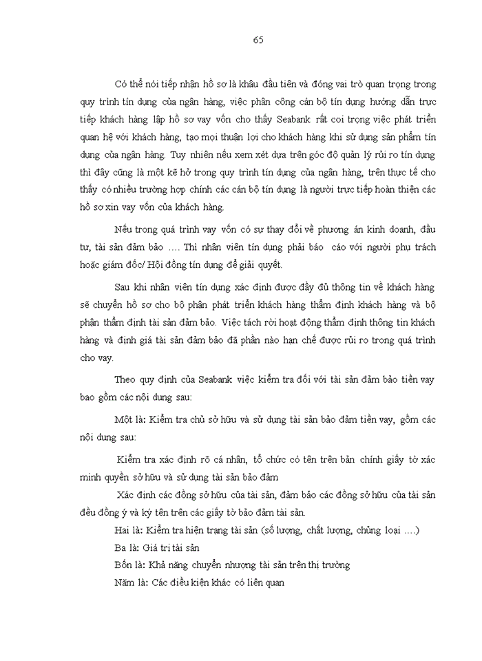 image for page Hoàn thiện hệ thống kiểm soát nội bộ với hoạt động tín dụng tại ngân hàng thương mại cổ phần Đông Nam Á