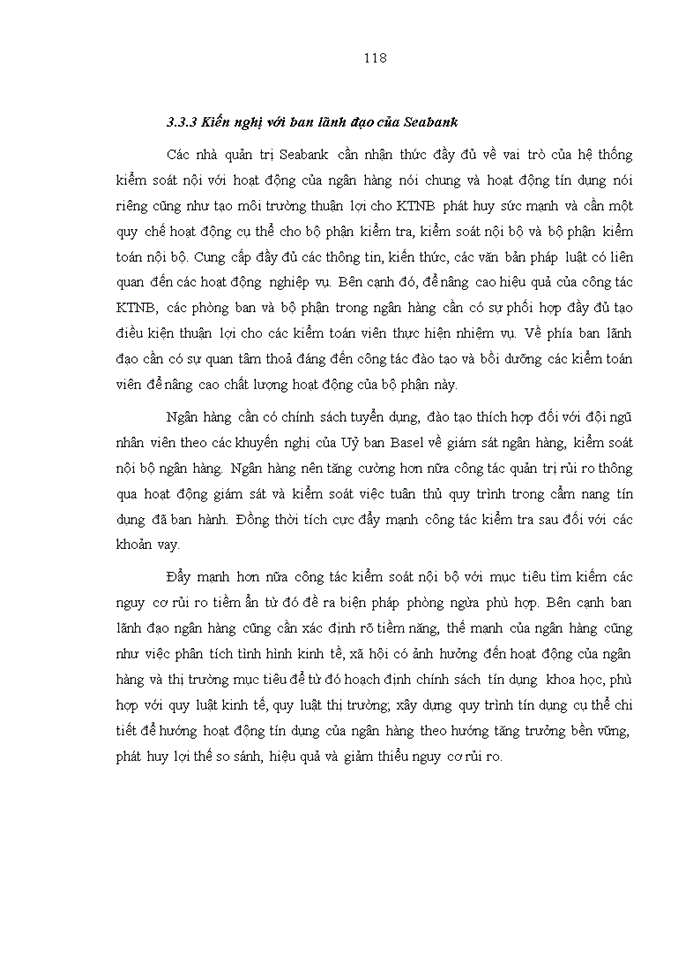 image for page Hoàn thiện hệ thống kiểm soát nội bộ với hoạt động tín dụng tại ngân hàng thương mại cổ phần Đông Nam Á