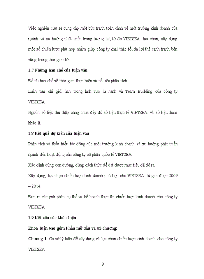 image for page Xây dựng chiến lược kinh doanh cho công ty cổ phần quốc tế VIETSEA giai đoạn 2010 – 2014