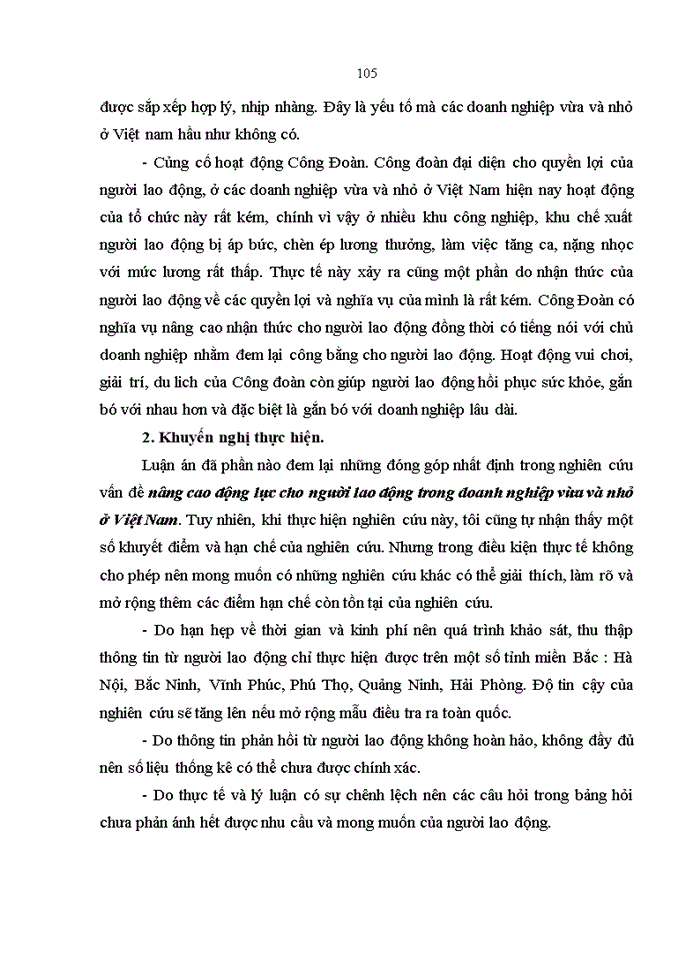 image for page Nâng cao động lực của người lao động trong doanh nghiệp vừa và nhỏ ở Việt Nam