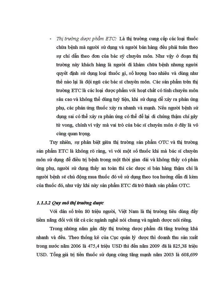image for page Chính sách đối với trung gian thương mại trong kênh phân phối thuốc không kê đơn ở công ty cổ phần dược phẩm BV