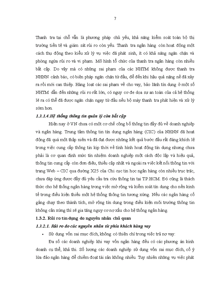 image for page Rủi ro tín dụng tại Ngân hàng TMCP Á Châu. Thực trạng và giải pháp